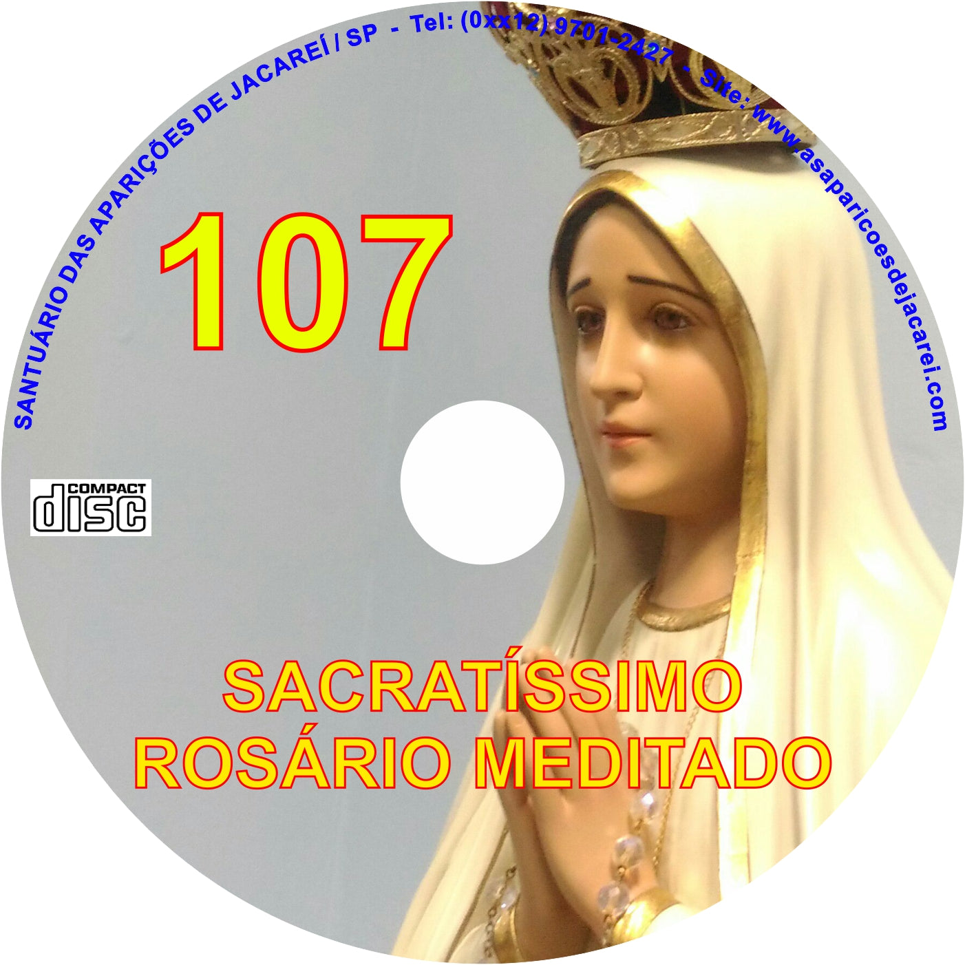 CD Rosário Meditado 107 CD Rosário Meditado 107